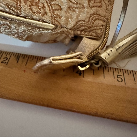 Set of 2 Cosmetic Bags with Plastic Lining and Gold Threading Detail - Picture 15 of 15